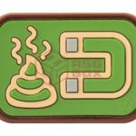 JTG Shit Magnet Rubber Patch Green