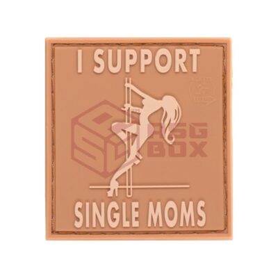 JTG I Support Single Mums Rubber Patch Desert