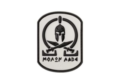 JTG Molon Labe Rubber Patch White