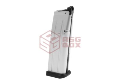 WE Magazin Hi-Capa 4.3 and 5.1 GBB 28rds Silver