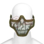 Invader Gear Steel Half Face Mask Death Head OD