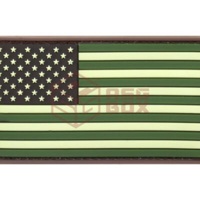 JTG US Flag Rubber Patch Forest