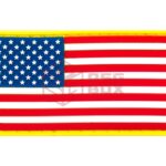 JTG US Flag Rubber Patch Multicolor