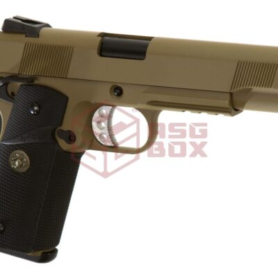 WE M1911 MEU Tactical Full Metal GBB Desert