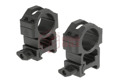 Leapers 25.4mm CNC Mount Rings High Black