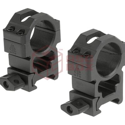 Leapers 25.4mm CNC Mount Rings High Black