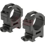 Leapers 30mm CNC Mount Rings Medium Black