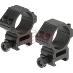 Leapers 30mm Mount Rings Medium Black