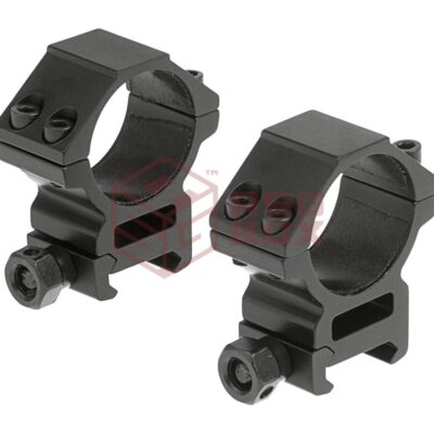 Leapers 30mm Mount Rings Medium Black