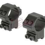 Leapers 25.4mm Airgun Mount Ring Medium Black