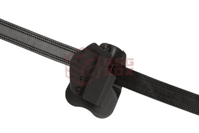 Frontline Open Top Kydex Holster for Glock 19 Paddle Black