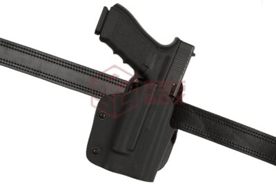 Frontline Open Top Kydex Holster für Glock 17 M3 / M6 Paddle Black