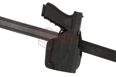 Frontline Open Top Kydex Holster for Glock 17 GTL Paddle Black
