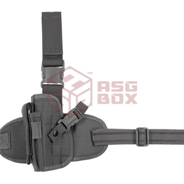 Invader Gear Dropleg Holster Left Wolf Grey