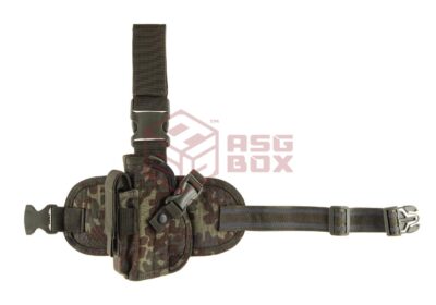 Invader Gear Dropleg Holster Left Flecktarn