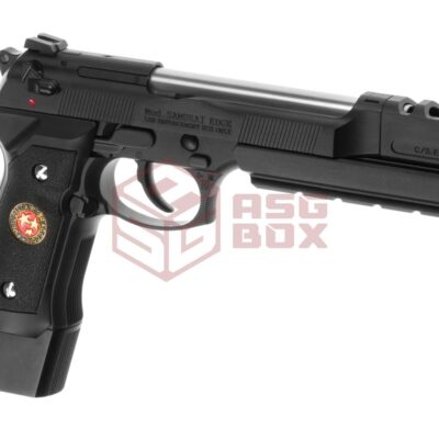 WE M92 Biohazard Extended Full Metal GBB Black