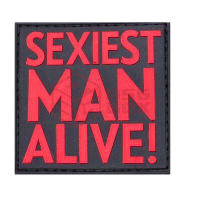 JTG Sexiest Man Alive Rubber Patch Blackmedic