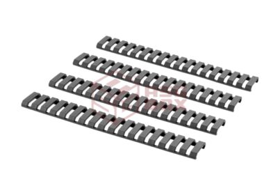 Ladder Rail Protector Set 4pcs Black