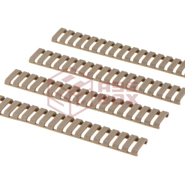 Ladder Rail Protector Set 4pcs Dark Earth
