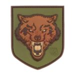 JTG Wolf Shield Rubber Patch Multicolor