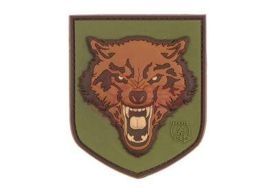 JTG Wolf Shield Rubber Patch Multicolor