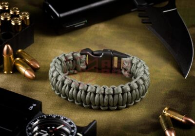 Invader Gear Paracord Bracelet Grey