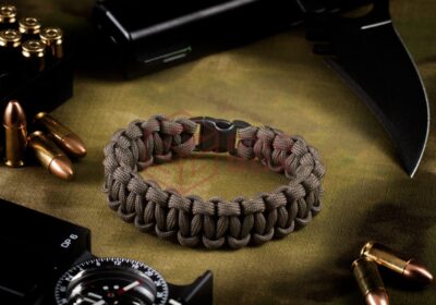 Invader Gear Paracord Bracelet Compact Gun Grey