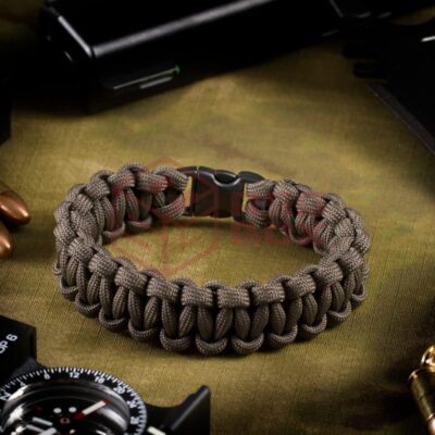 Invader Gear Paracord Bracelet Compact Gun Grey