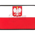 JTG Poland Flag Rubber Patch Multicolor