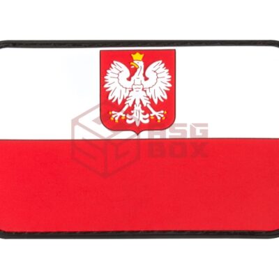JTG Poland Flag Rubber Patch Multicolor