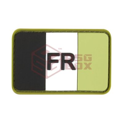JTG France Flag Rubber Patch Forest