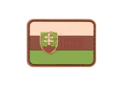 JTG Slovakia Flag Rubber Patch Green