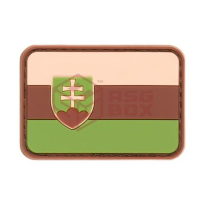 JTG Slovakia Flag Rubber Patch Green