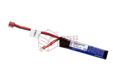 Pirate Arms LiPo 7.4V 1100mAh 20C Stock Tube Type T-Plug
