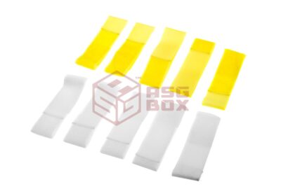 Invader Gear Team Patch Set Yellow / White 10 pcs