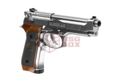 WE M92 Samurai Edge Biohazard Full Metal Co2 Silver