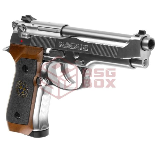 WE M92 Samurai Edge Biohazard Full Metal Co2 Silver