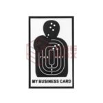 JTG My Business Card Rubber Patch SWAT