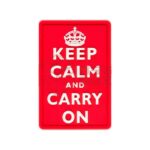 JTG Keep Calm Rubber Patch Multicolor