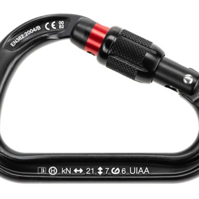 Alternative view of Petzl ATTACHE Screw-Lock Black