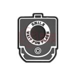 JTG Smile and Wait Rubber Patch Multicolor