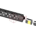Leapers AR-15 7.2 Inch Super Slim Free Float Handguard Black