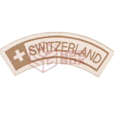 Clawgear Switzerland Small Tab Patch Desert