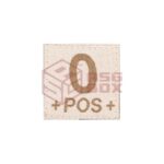 Clawgear 0 Pos Bloodgroup Patch Desert