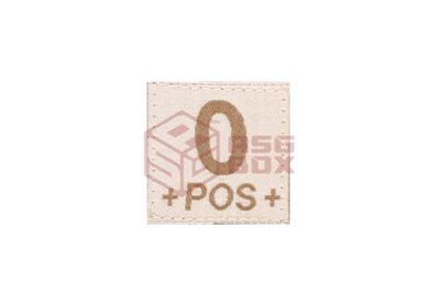 Clawgear 0 Pos Bloodgroup Patch Desert
