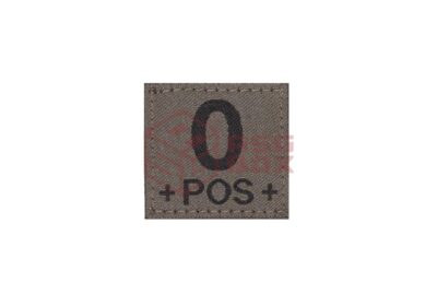 Clawgear 0 Pos Bloodgroup Patch RAL7013