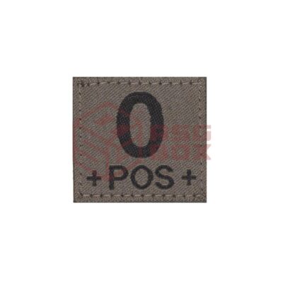 Clawgear 0 Pos Bloodgroup Patch RAL7013