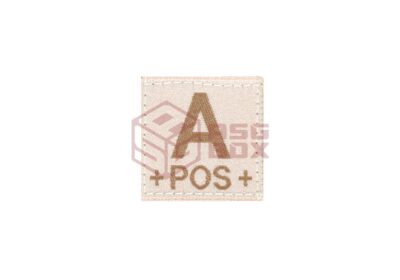 Clawgear A Pos Bloodgroup Patch Desert