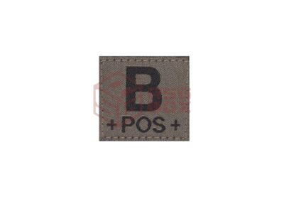 Clawgear B Pos Bloodgroup Patch RAL7013