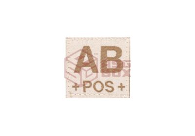 Clawgear AB Pos Bloodgroup Patch Desert